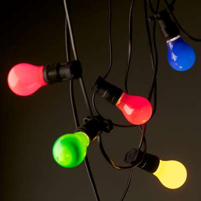 Vintage holiday outdoor patio lighting decorative rainproof colorful lights string