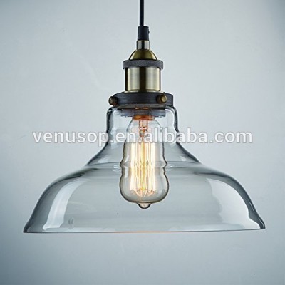 Industrial Edison Vintage Style Pendant Glass Hanging Light